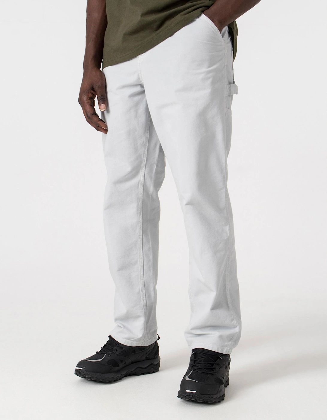 Relaxed Fit Single Knee Pants