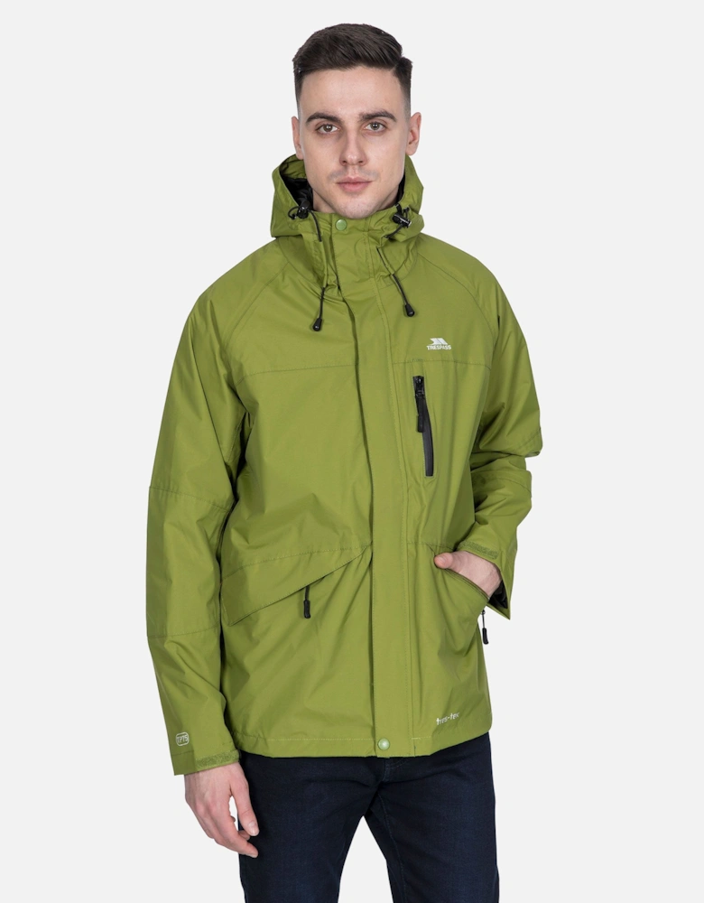 Mens Corvo Hooded Full Zip Waterproof Jacket/Coat