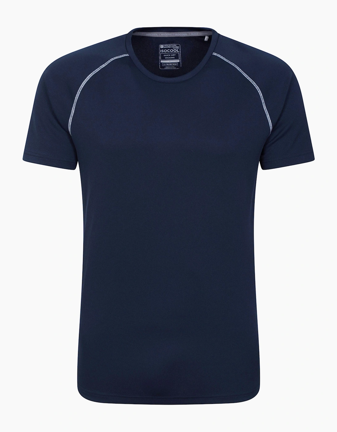 Mountain Warehouse Men's Navy Endurance Breathable T-Shirt - Size: 38/Regular