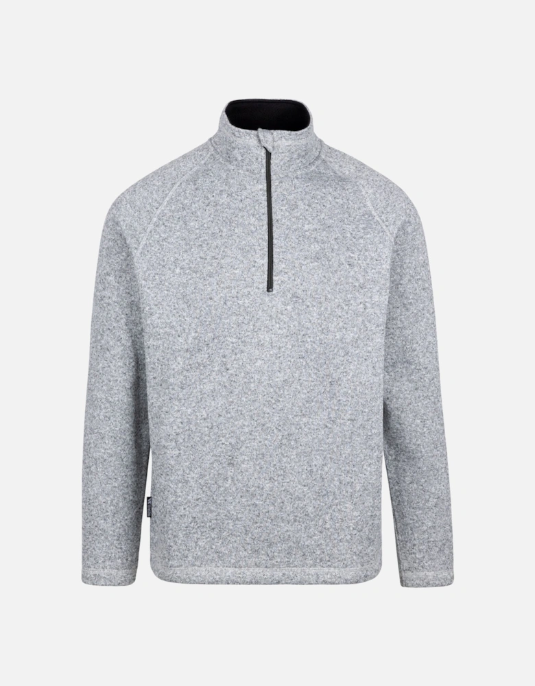 Mens Corsham Marl Half Zip Fleece Top