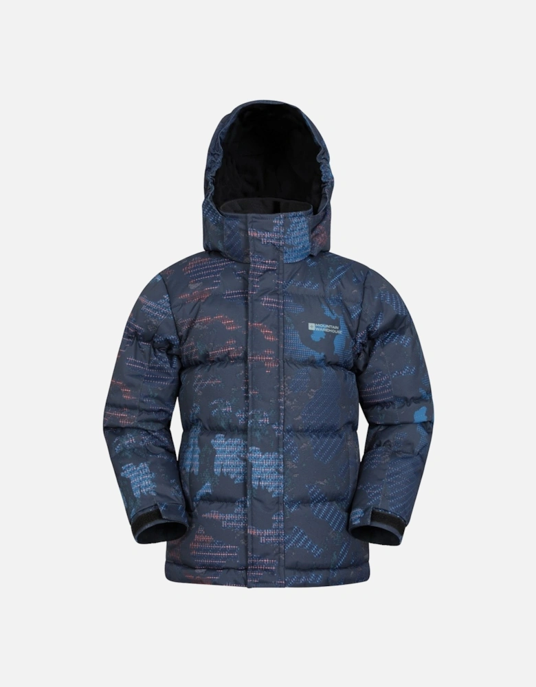 Childrens/Kids Snow II Printed Water Resistant Padded Jacket