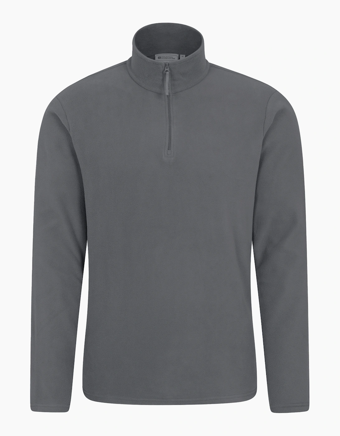 Mountain Warehouse Men's Grey Camber Ii Half Zip Fleece Top - Size: Xxs