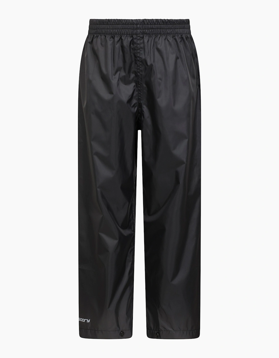 Mountain Warehouse Boys Black 'S Childrens/ Pakka Ii Waterproof Over Trousers  Size 13 Years Kids