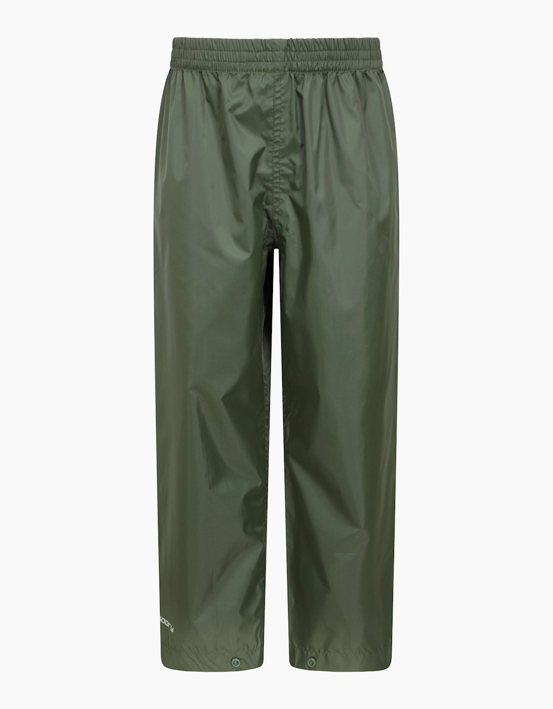 Mountain Warehouse Boys Green Childrens/ Pakka Ii Waterproof Over Trousers - Size: 5 Years/6 Years Kids