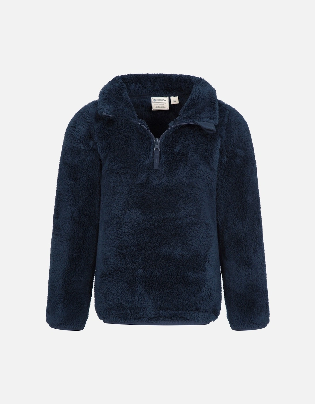 Childrens/Kids Teddy Half Zip Fleece Top