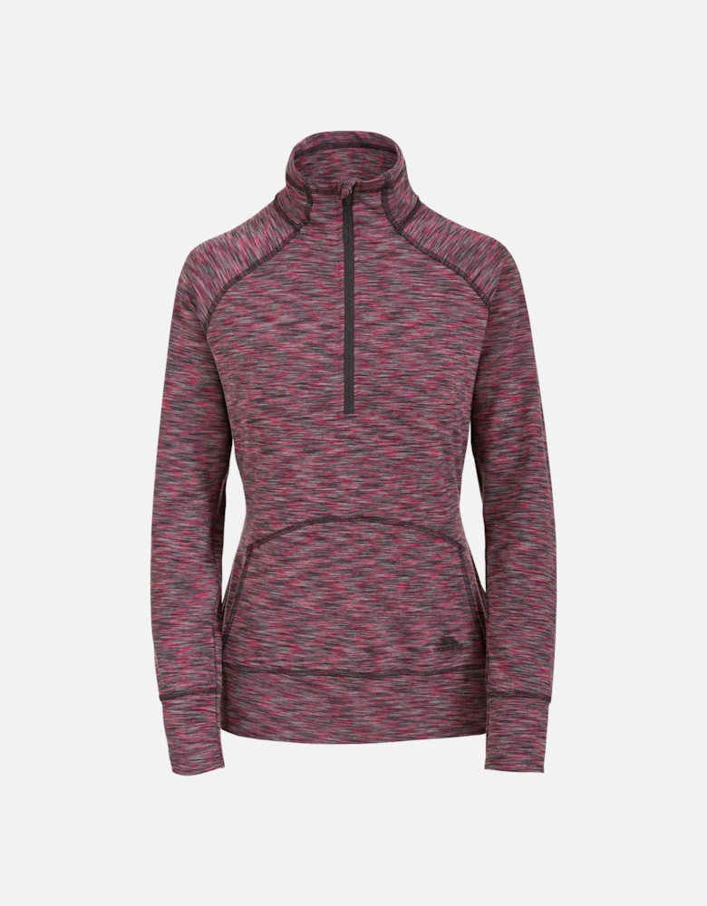 Womens/Ladies Moxie Half Zip Fleece Top