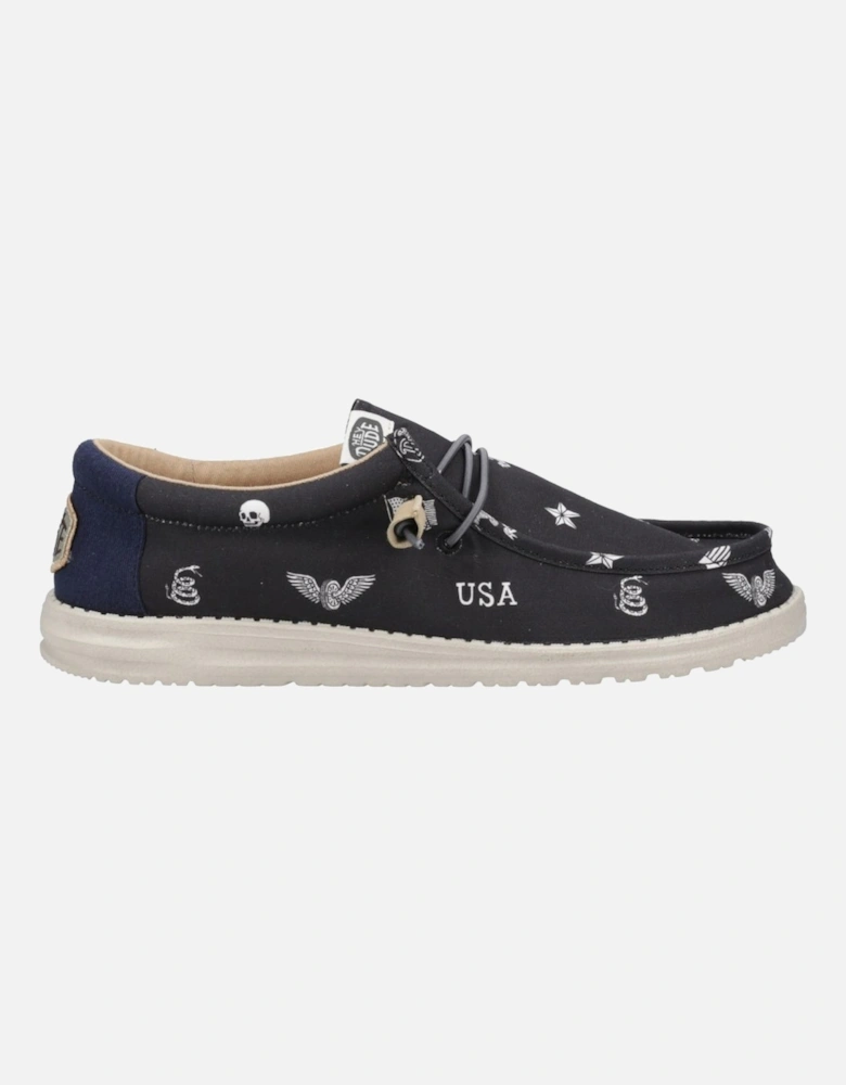 Wally Stars N Skulls Mens Shoes