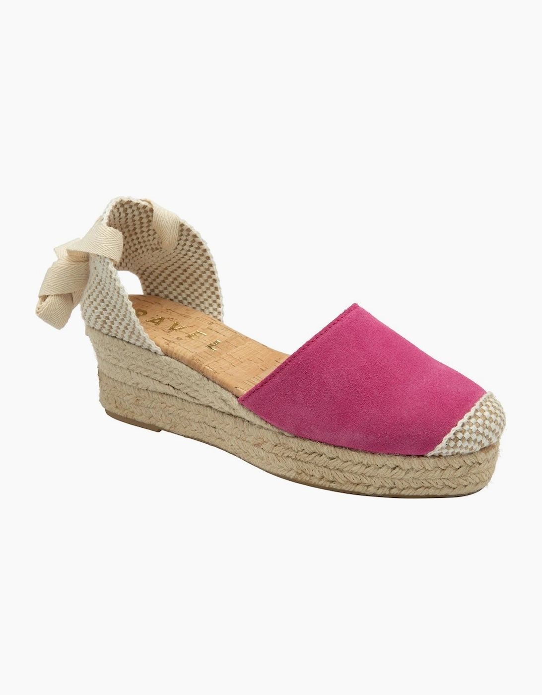 Ravel Women's Athea Womens Espadrille Wedges - Fuchsia Suede - Size: 5