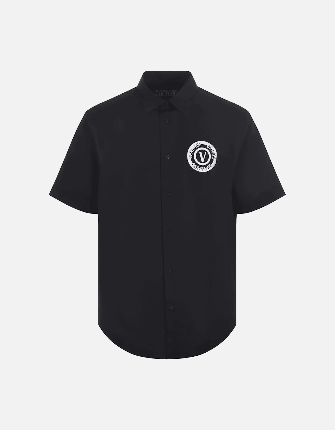 Printed Logo Black Short Sleeve Shirt, 3 of 2