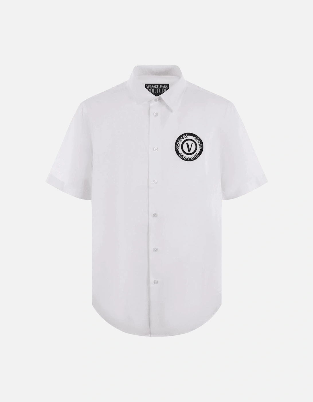 Printed Logo White Short Sleeve Shirt, 3 of 2