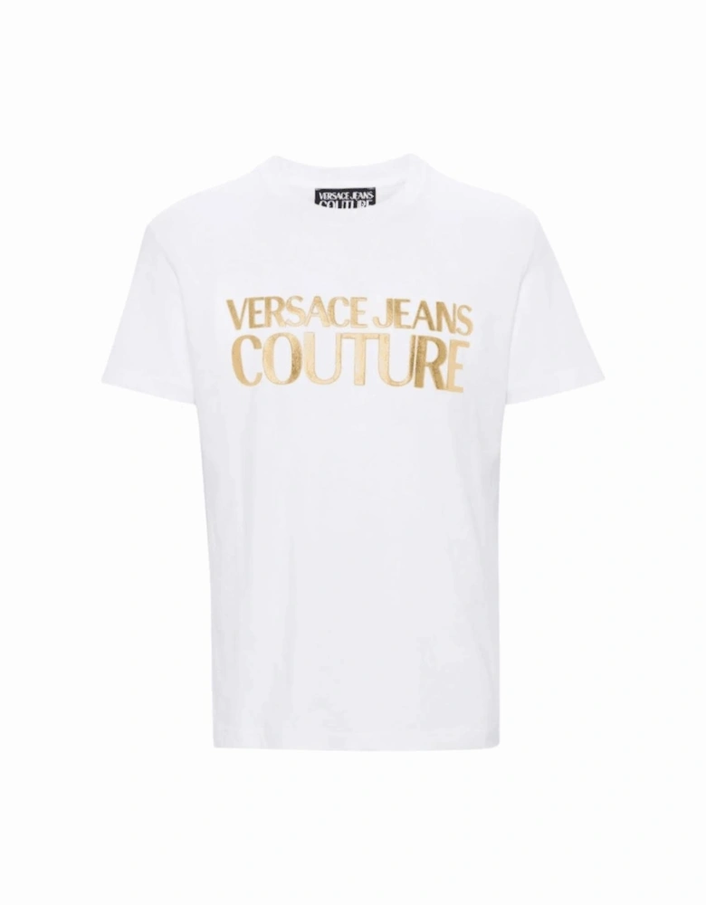 Cotton International Logo White/Gold T-Shirt