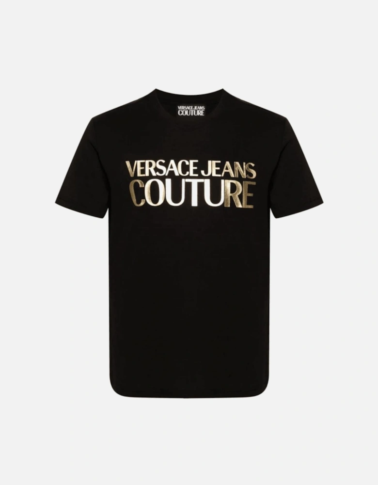 Cotton International Logo Black/Gold T-Shirt