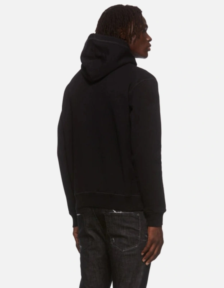 Big Icon Printed logo Hoodie in Black