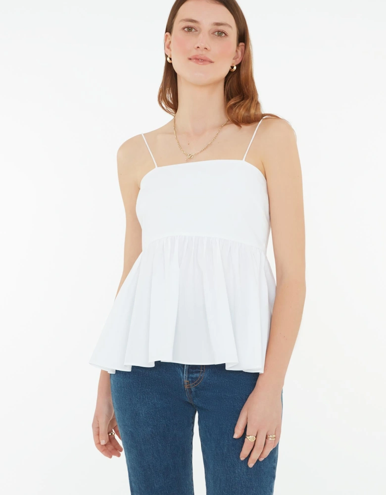 Matona Cami Top in White