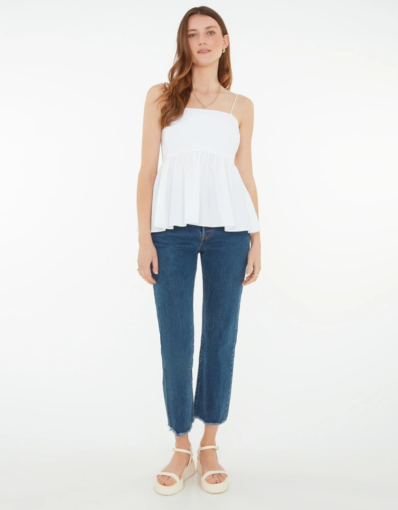 Matona Cami Top in White