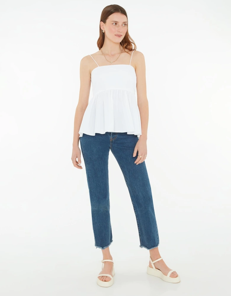 Matona Cami Top in White