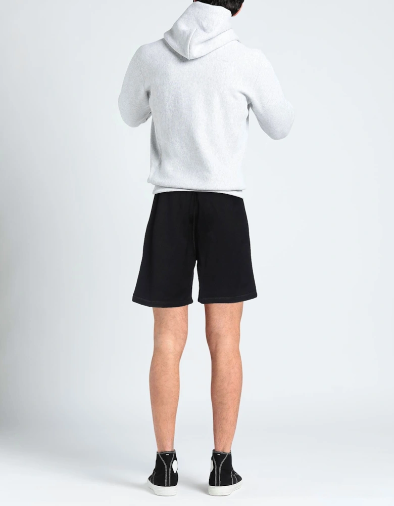 Icon Outline Printed Shorts in Black