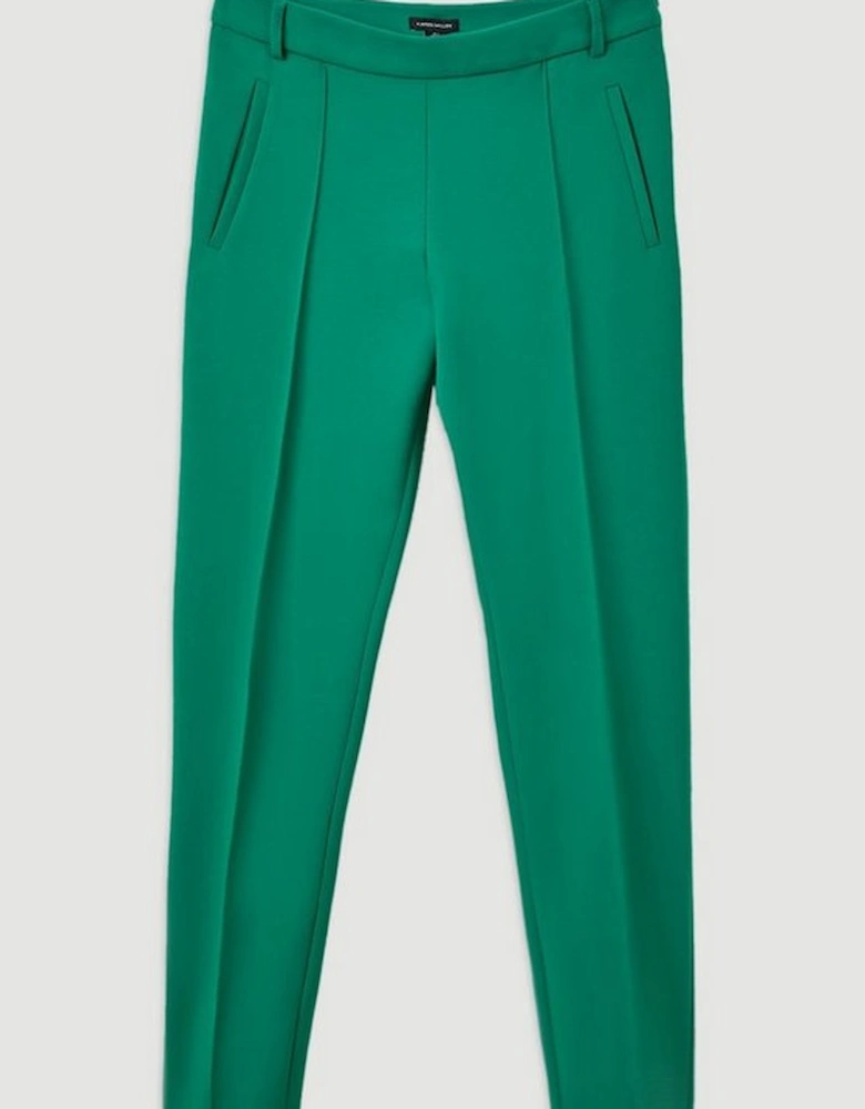 Compact Stretch Slim Leg Tailored Trousers