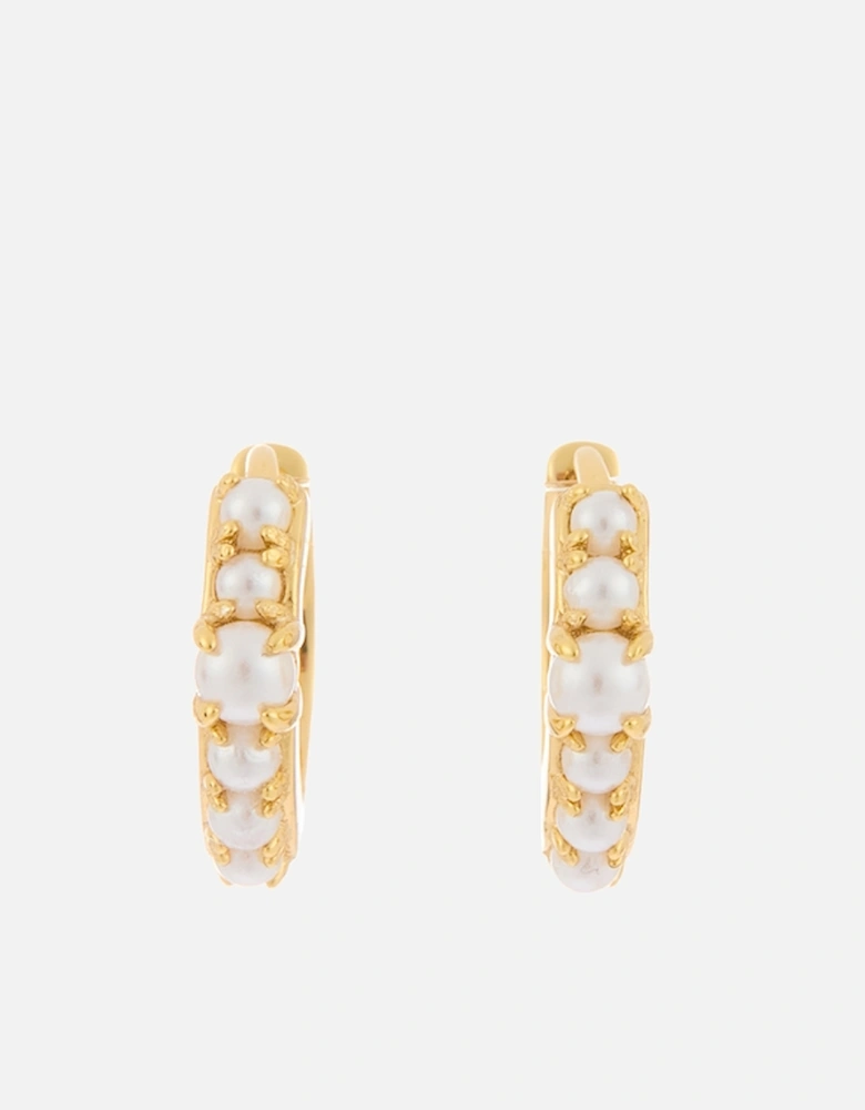 Radiant Gold-Plated Sterling Silver Earrings