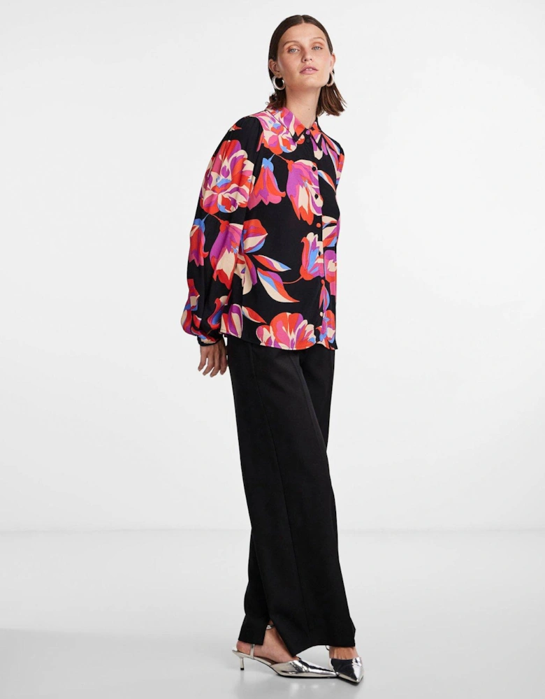 Fima Long Sleeve Floral Shirt - Multi