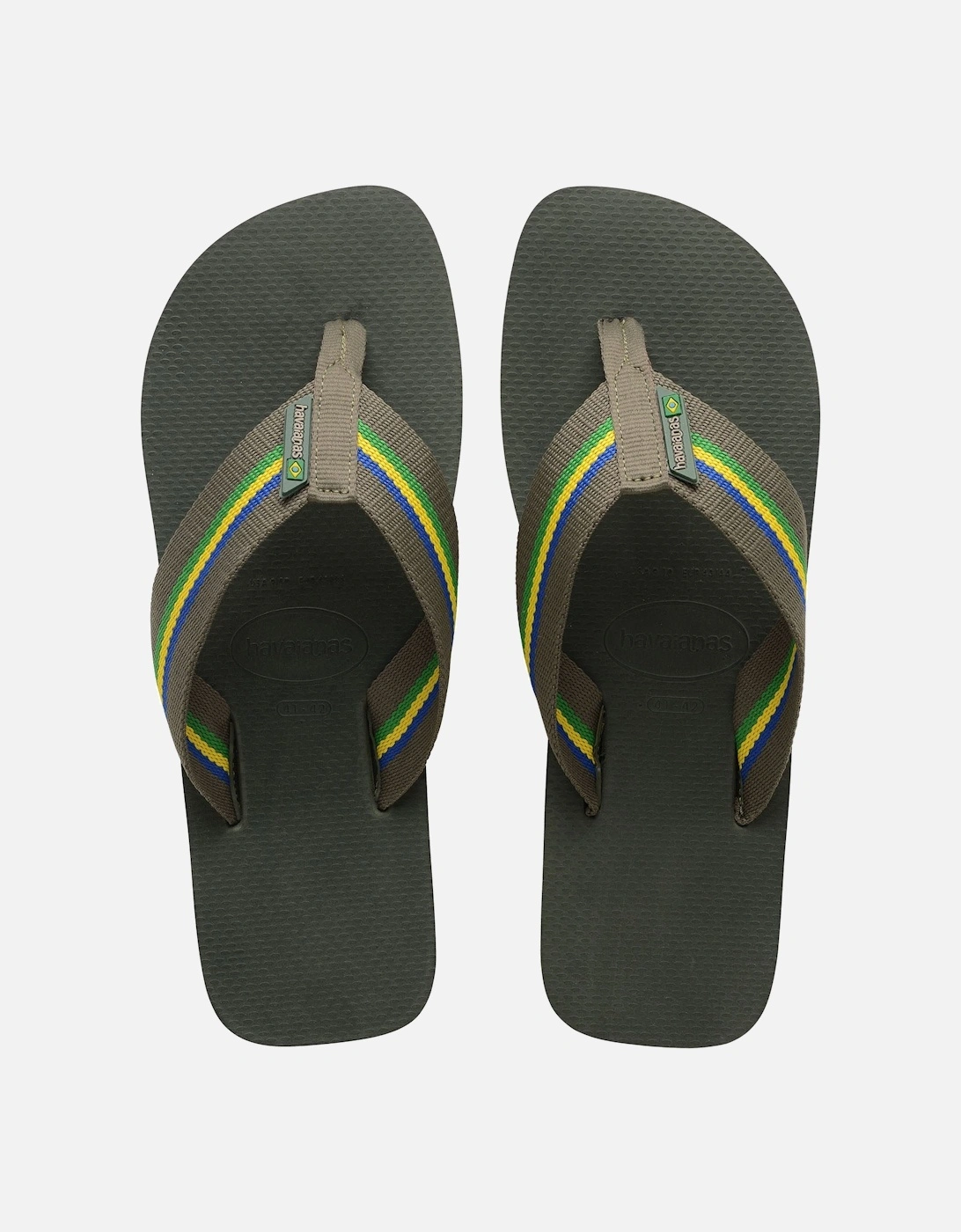 Mens Urban Brasil Flip Flops, 2 of 1