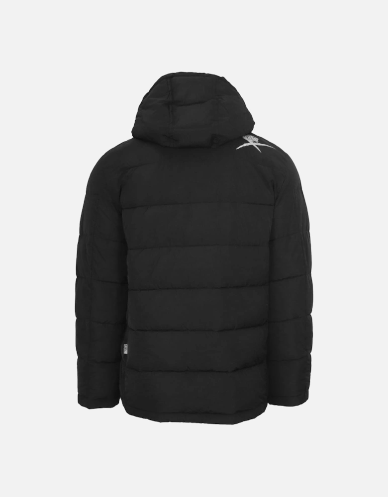 Plein Sport Patch Logo Padded Black Jacket