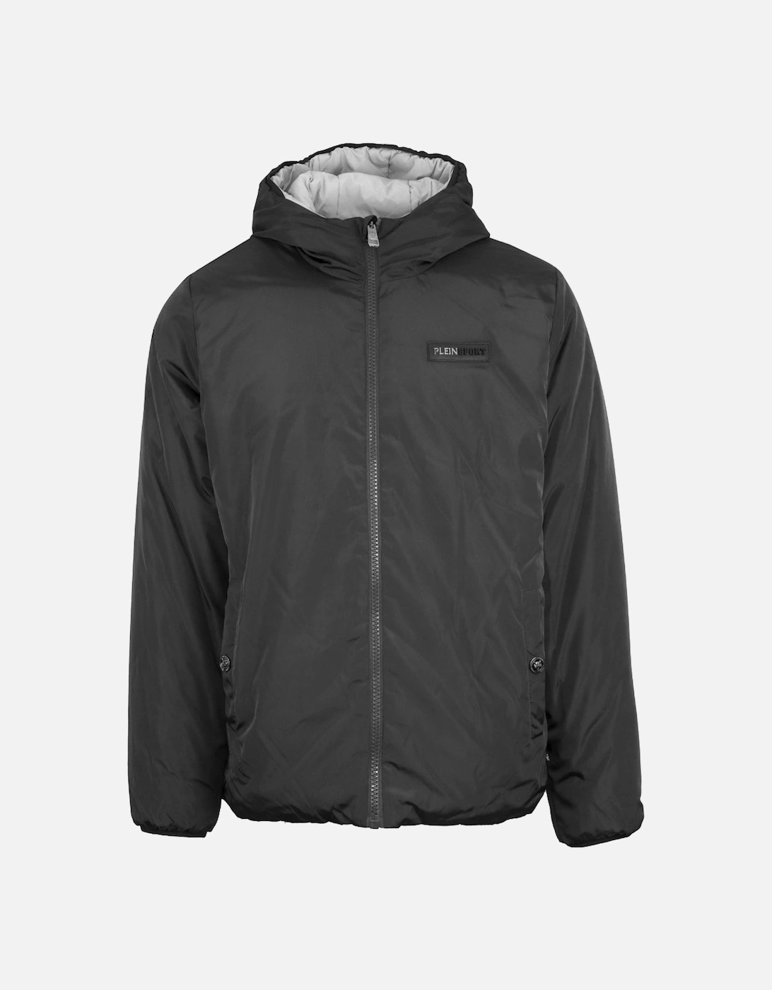 Plein Sport Patch Logo Reversible Black Jacket, 5 of 4