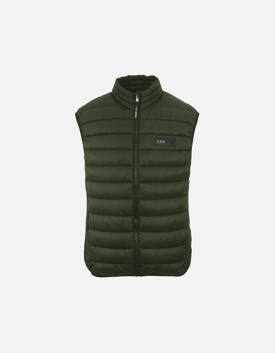 Plein Sport Patch Logo Green Gilet Jacket, 3 of 2