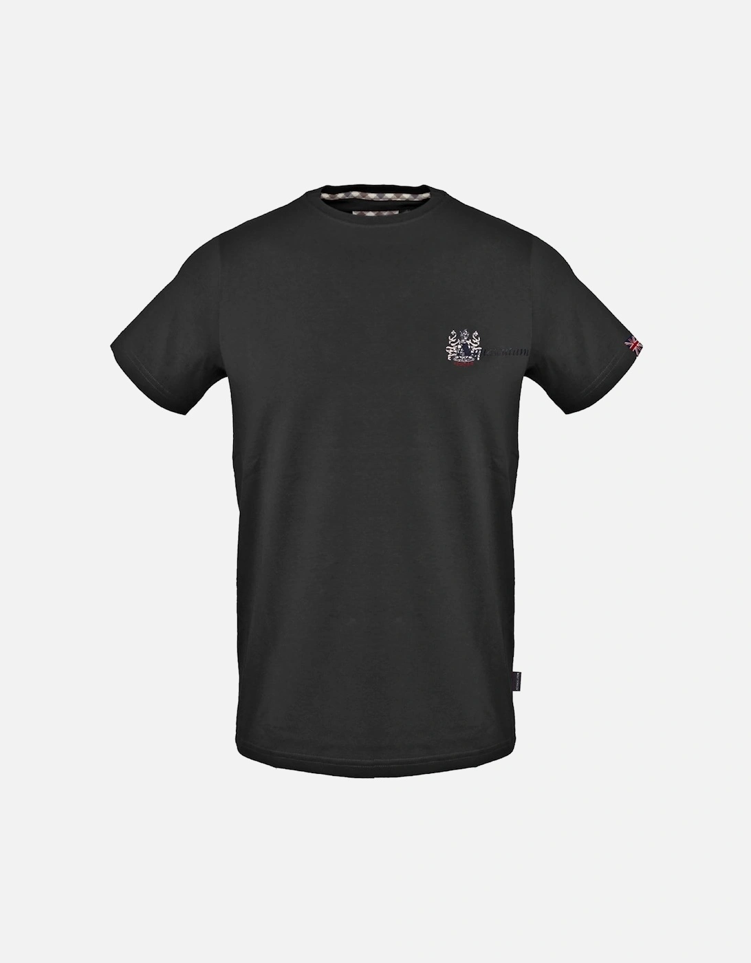 Small Aldis Chest Logo Black T Shirt, 2 of 1