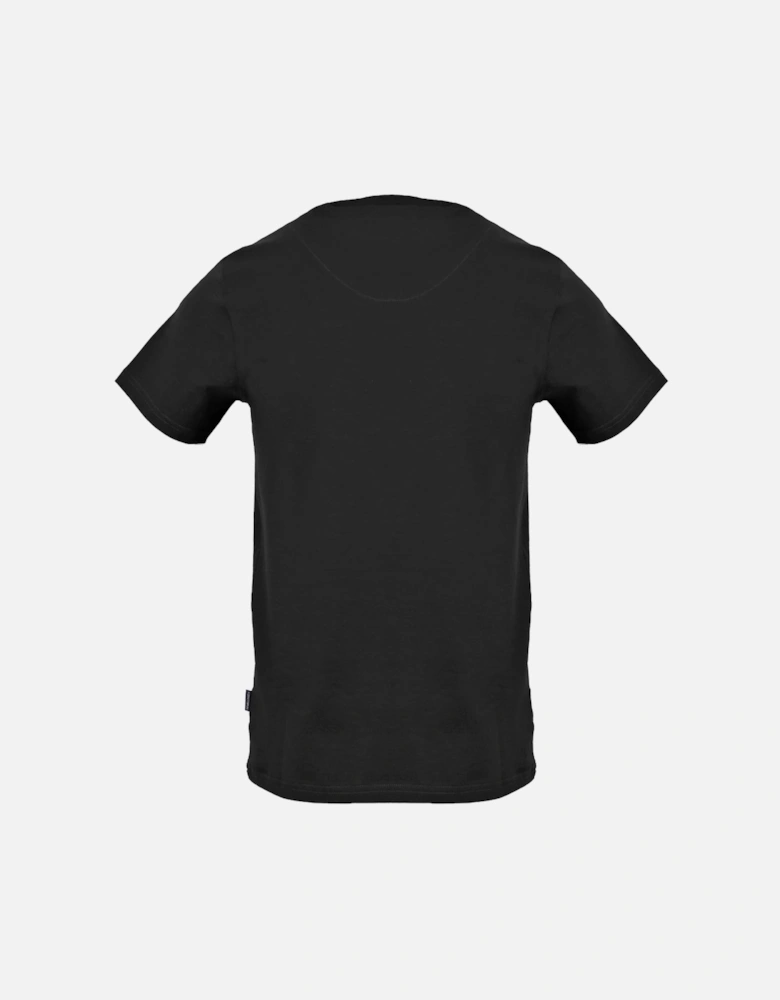 Small London Circle Logo Black T Shirt