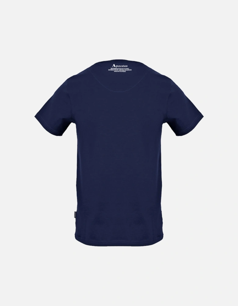 Large Shield Aldis Logo Navy Blue T Shirt