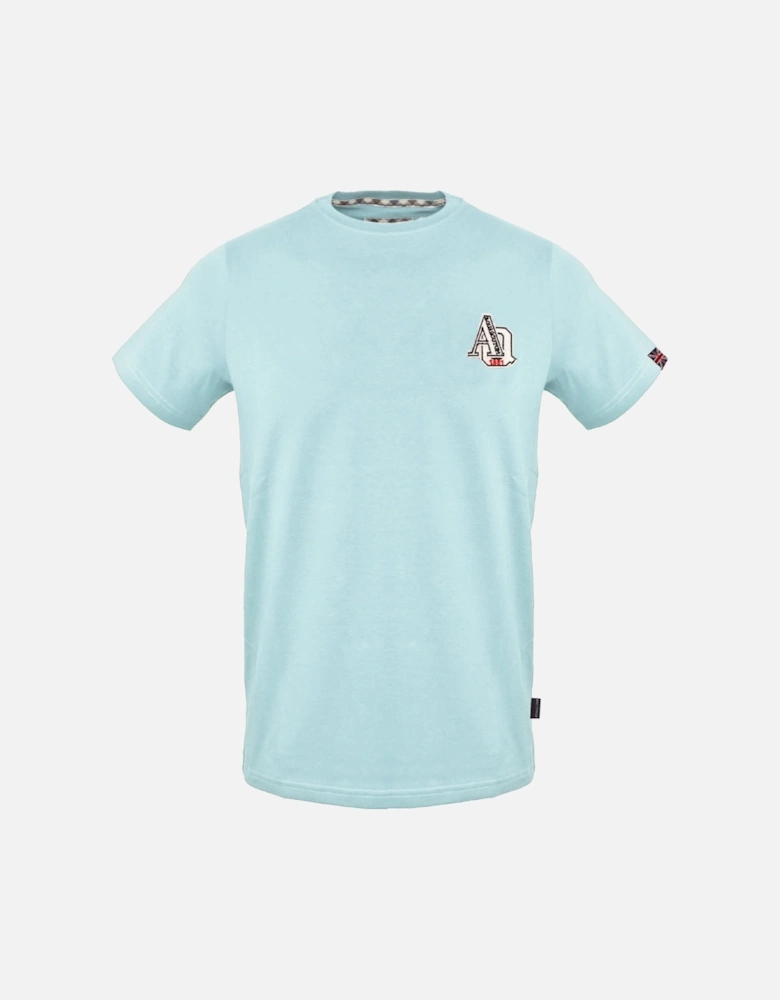 1851 Aq Logo Sky Blue T Shirt