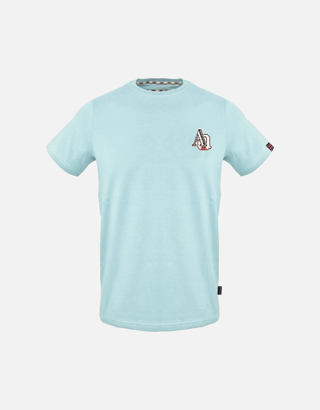 1851 Aq Logo Sky Blue T Shirt, 3 of 2