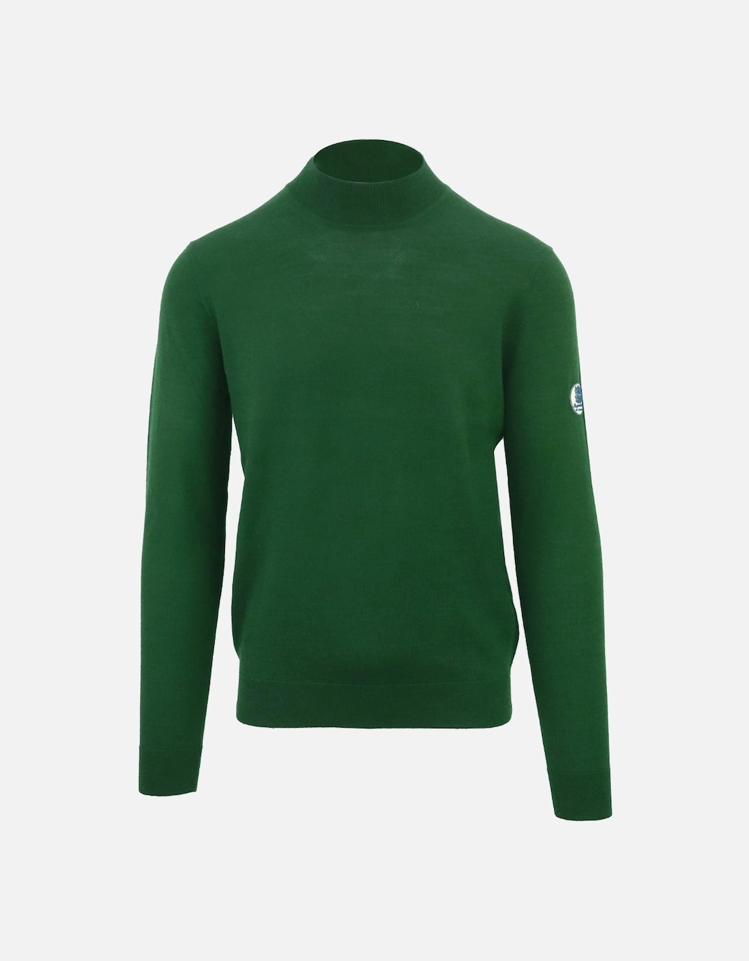Mock Neck Green Jumper, 2 of 1