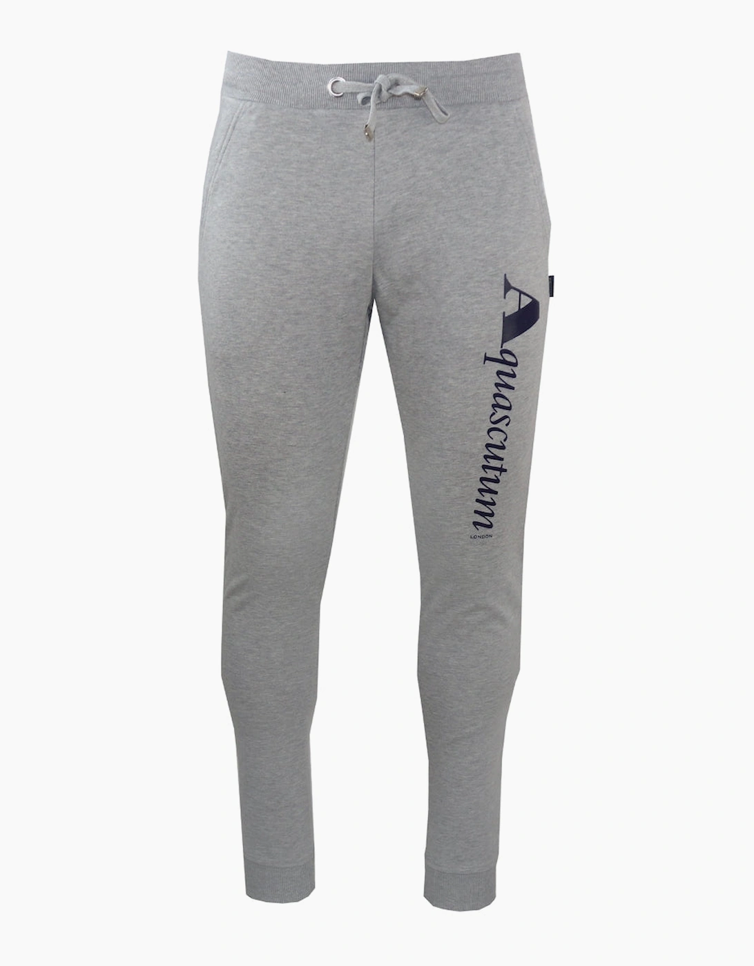 Aquascutum Men's Grey Logo Sweat Pants - : 37/36/32 Xl