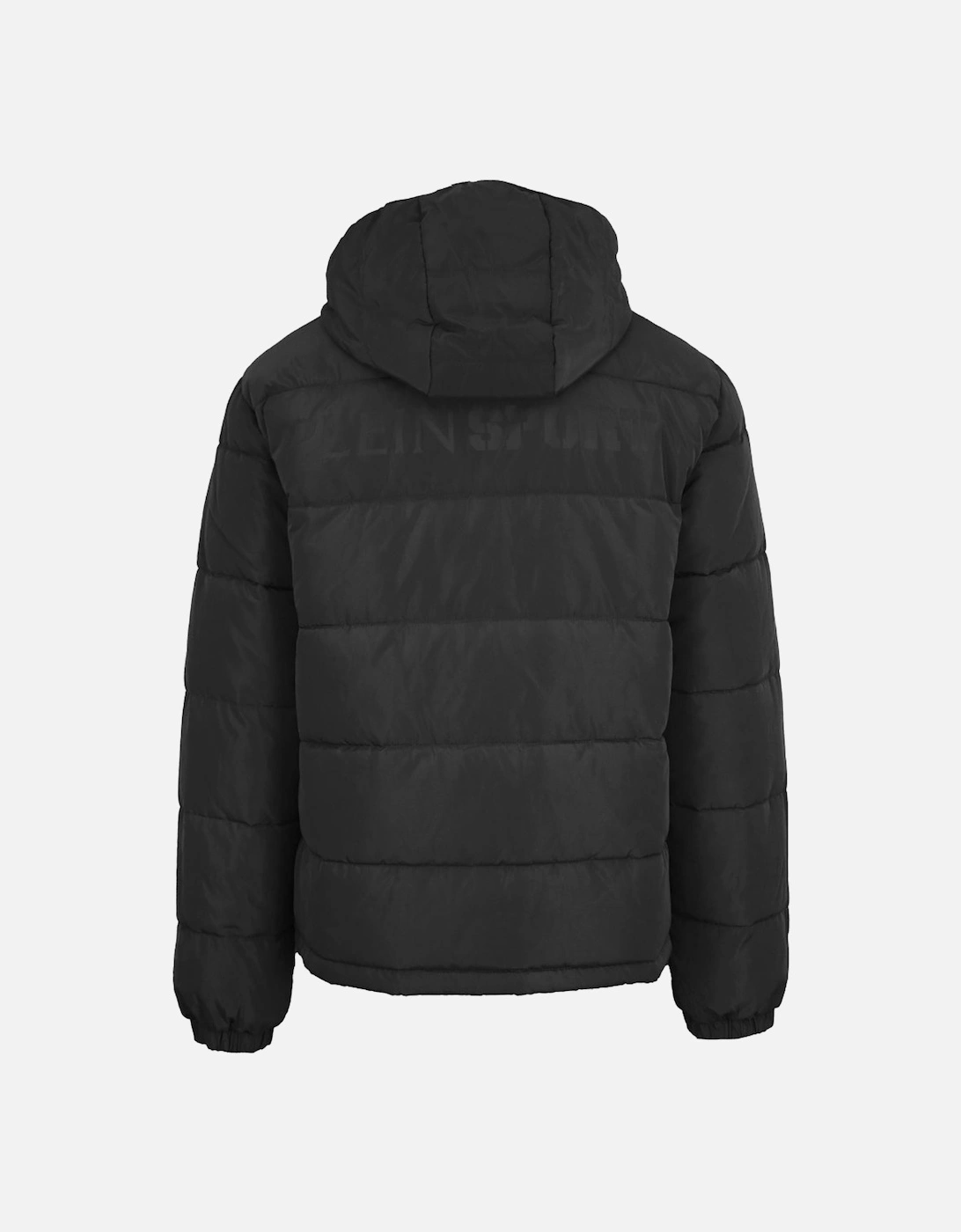 Plein Sport Bold Back Logo Padded Black Jacket