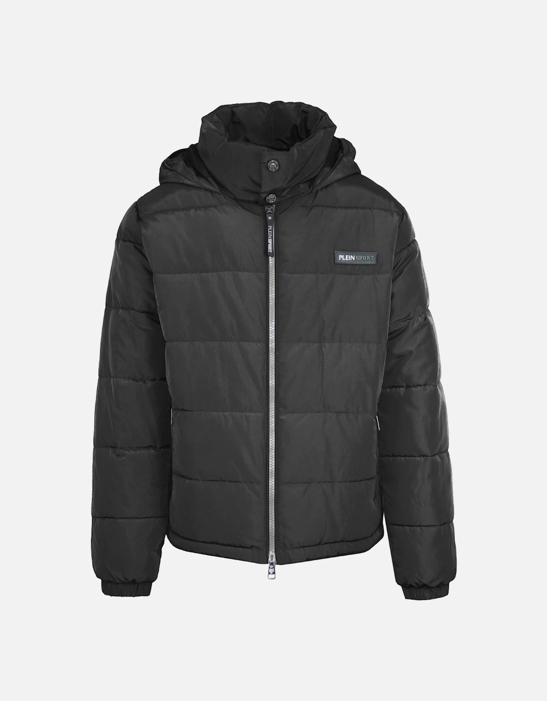 Plein Sport Bold Back Logo Padded Black Jacket, 3 of 2