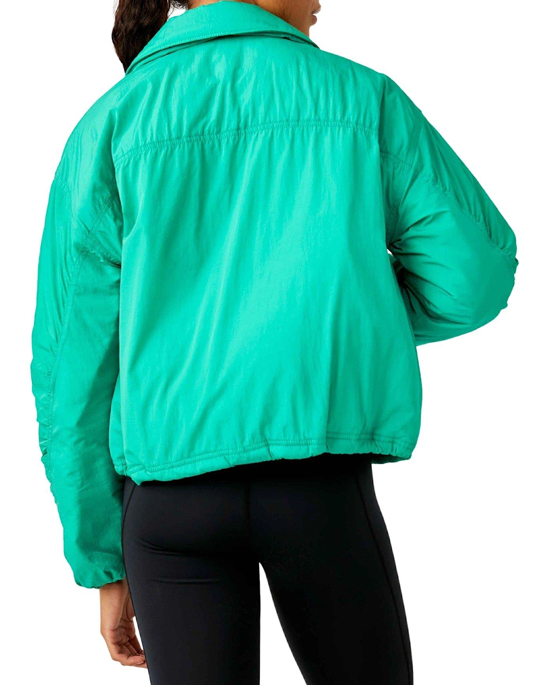 Women's Movement Off The Bleachers Coaches Jacket - Green