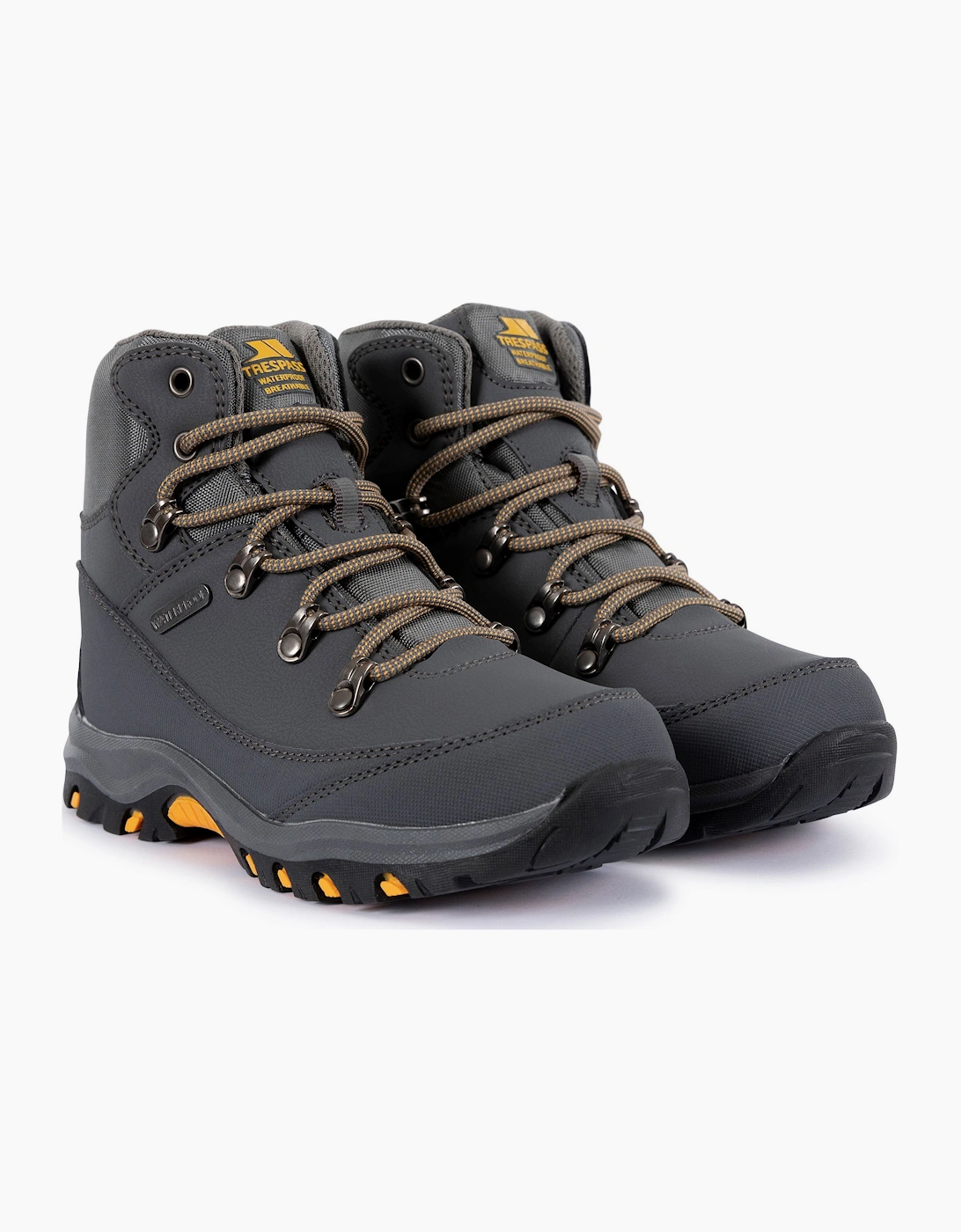 Trespass Unisex Grey Childrens/ Corin Walking Boots - Size: 2 Uk Kids