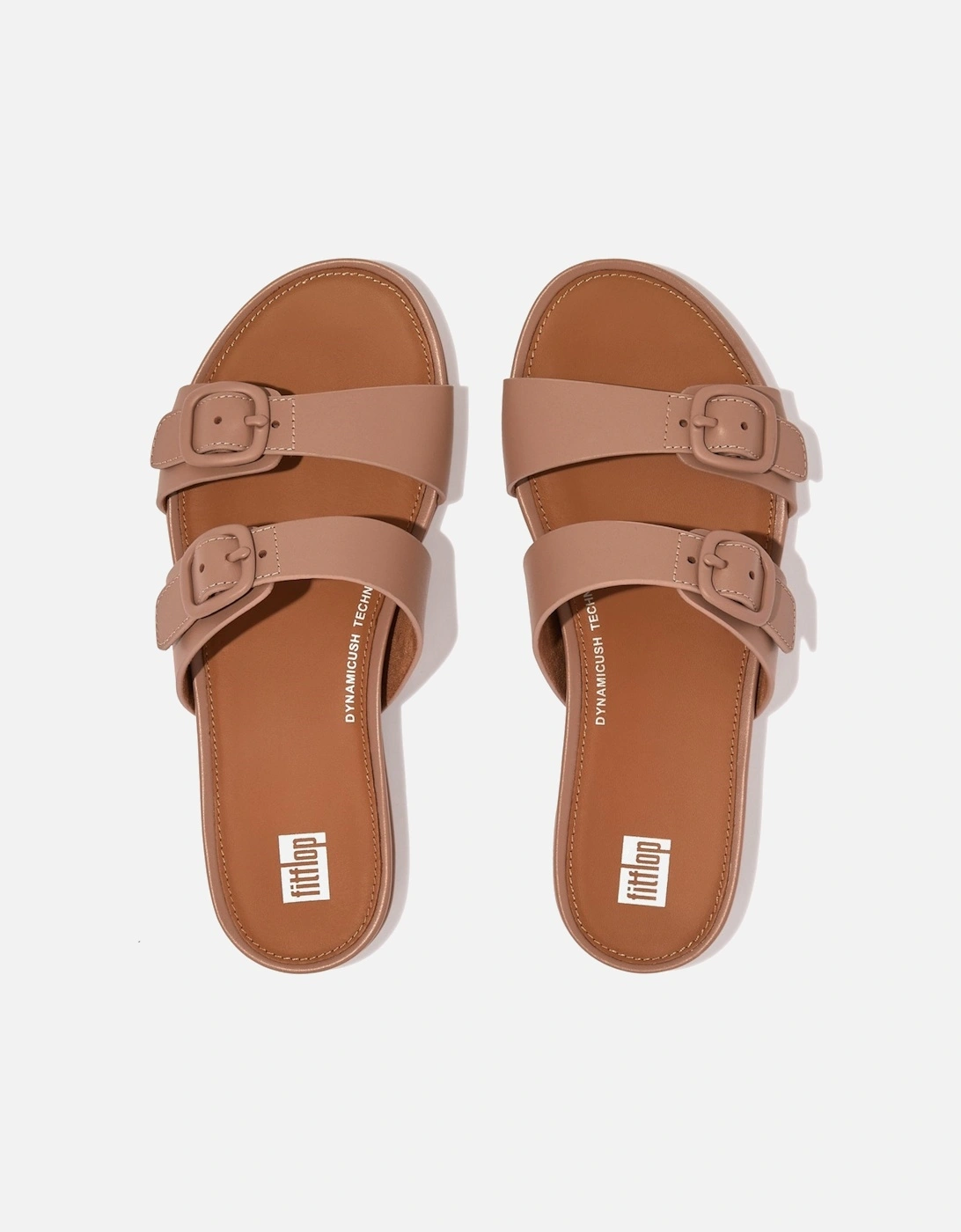 Womens Gracie Adjustable Buckle Slip On Sliders