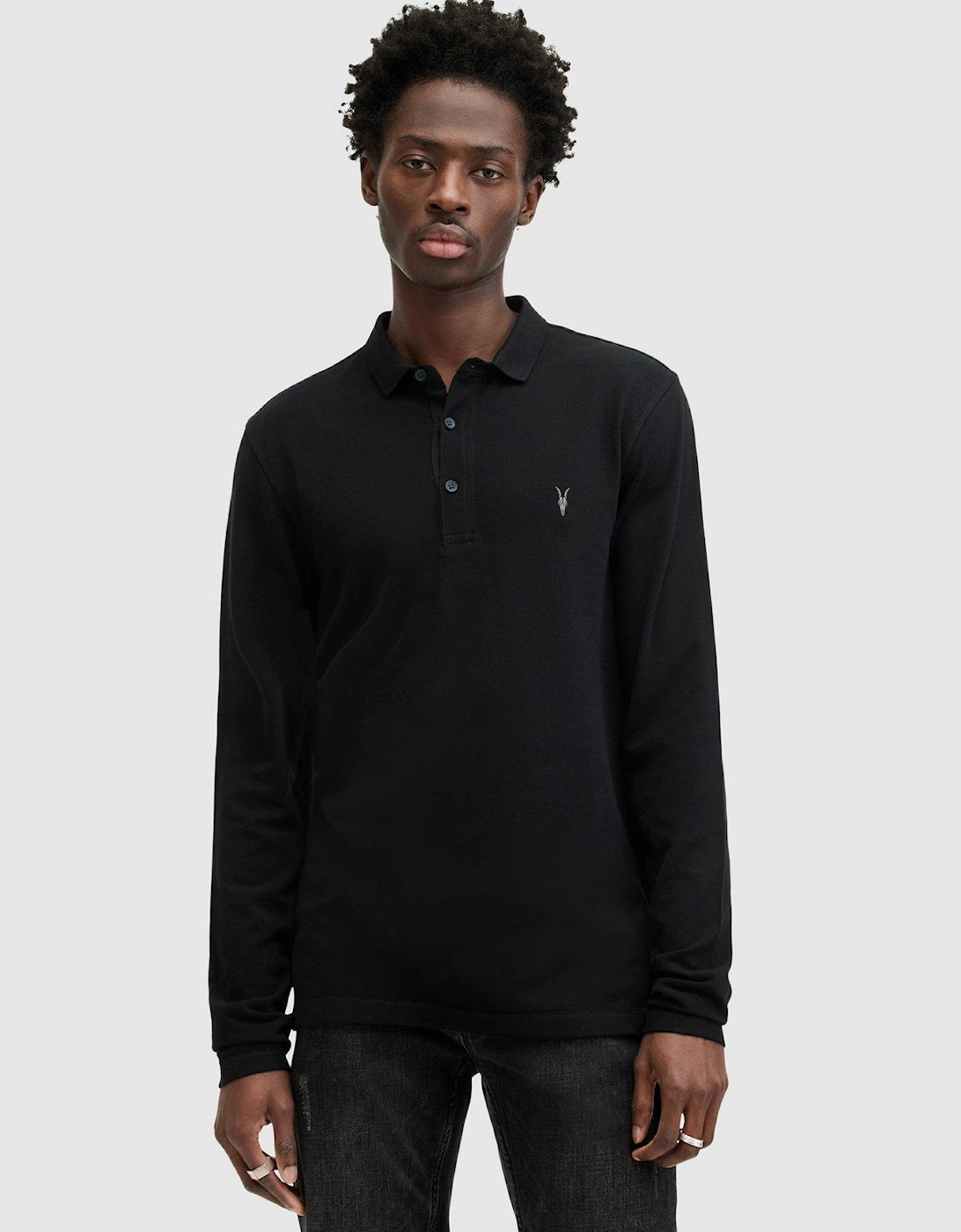 Reform Long Sleeve Polo Shirt - Black, 2 of 1