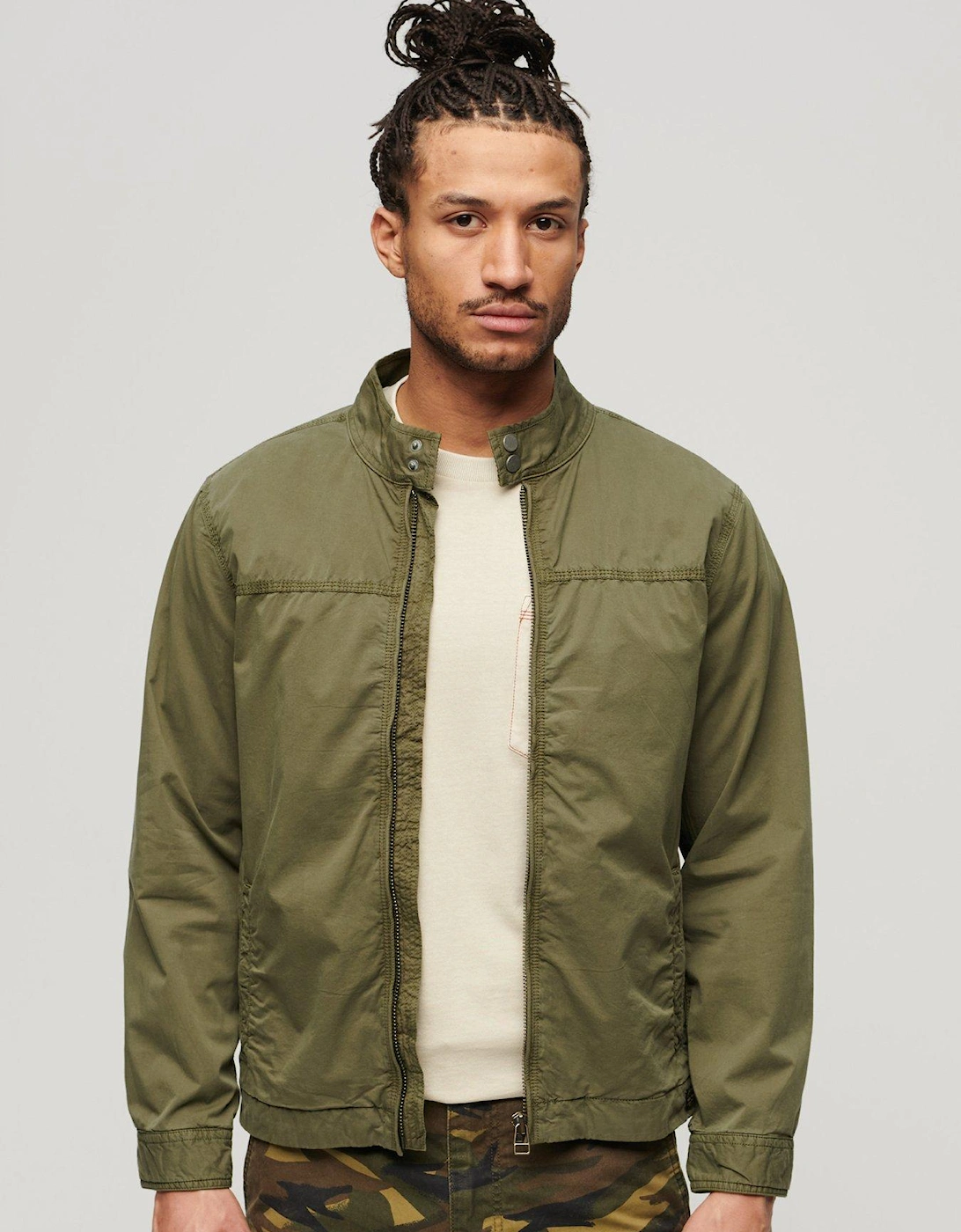 Classic Harrington Jacket - Khaki, 2 of 1