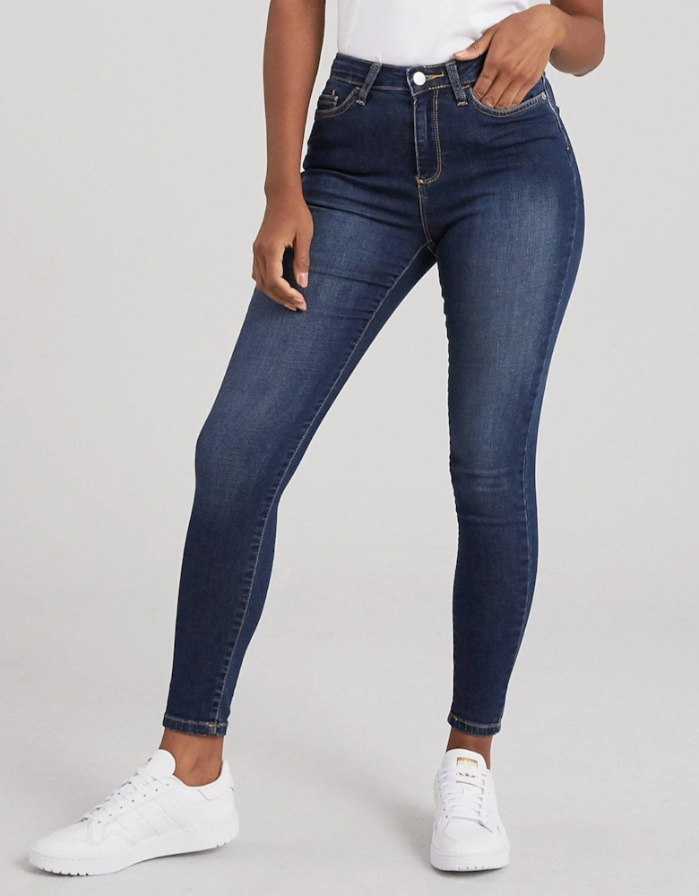 Florence High Rise Skinny Jeans - Indigo