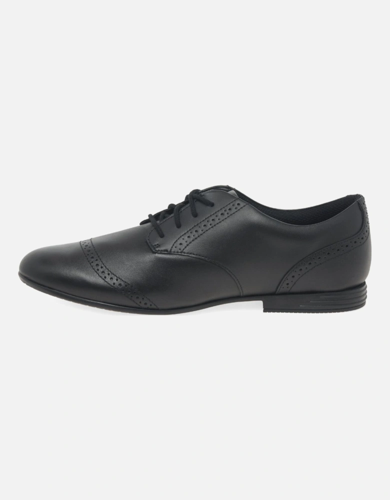 Finja Brogue Y Girls Senior School Shoes