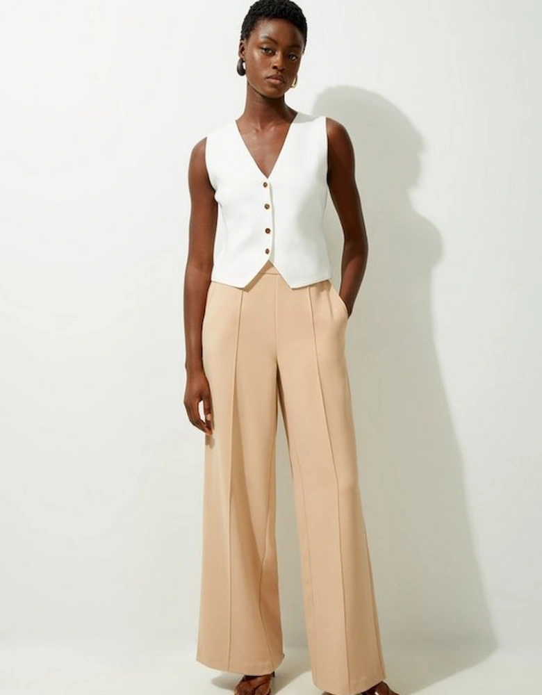 Tailored Wide Leg Trousers