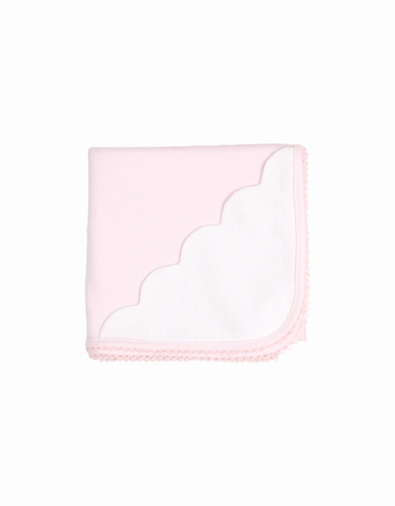 Cotton Pink Scollop Muslin