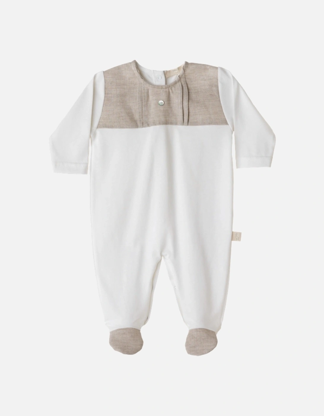 Cotton Linen Babygrow