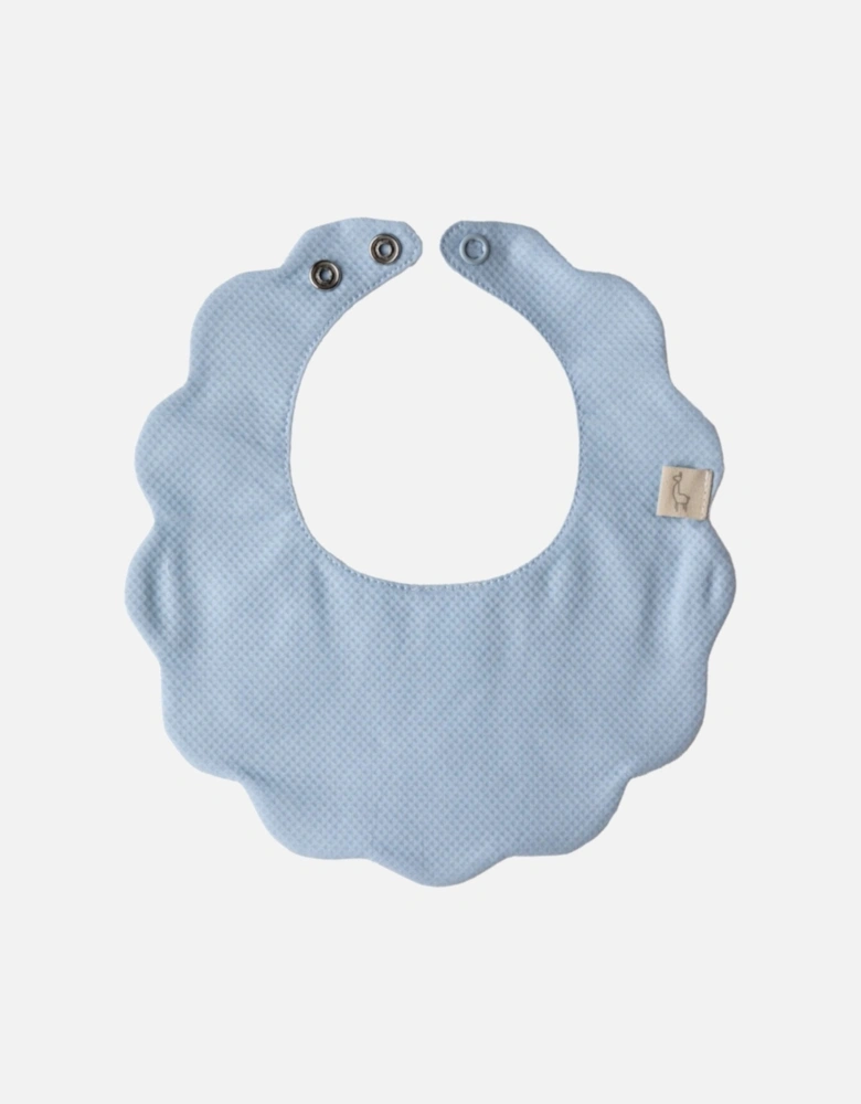 Blue Scollop Bib