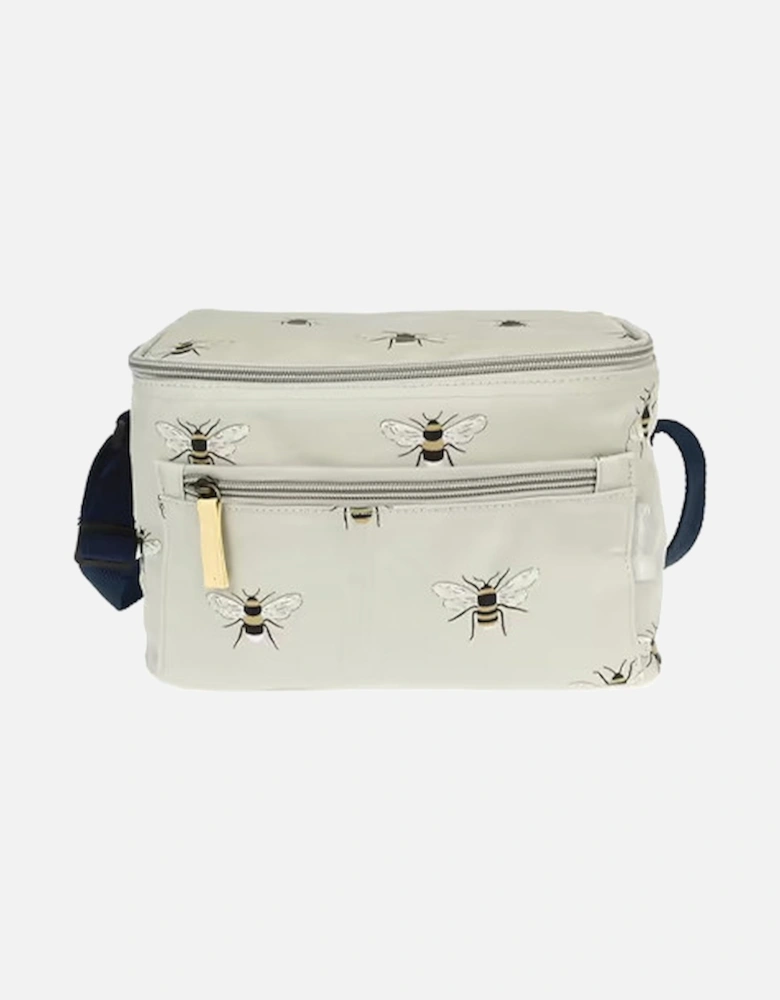 Bees Oilcloth Lunch Bag