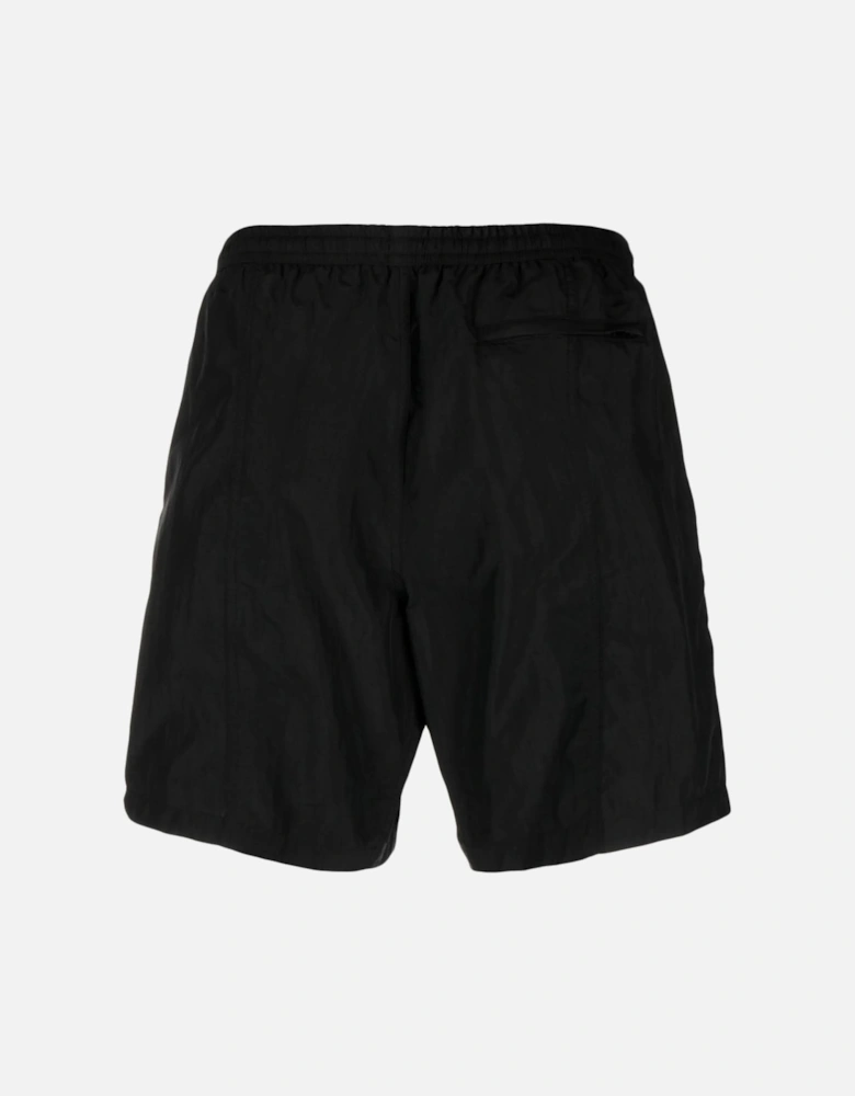 Embroidered logo Swim Shorts in Black